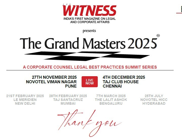 India’s finest in-house counsel gathering the grand masters 2025 – pune & chennai debut editions